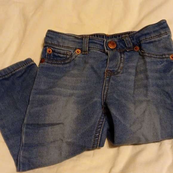 Adorable Bundle of 2 Pairs of Jeans, Girls, Oshkosh & Arizona, 3T EUC - Picture 4 of 8